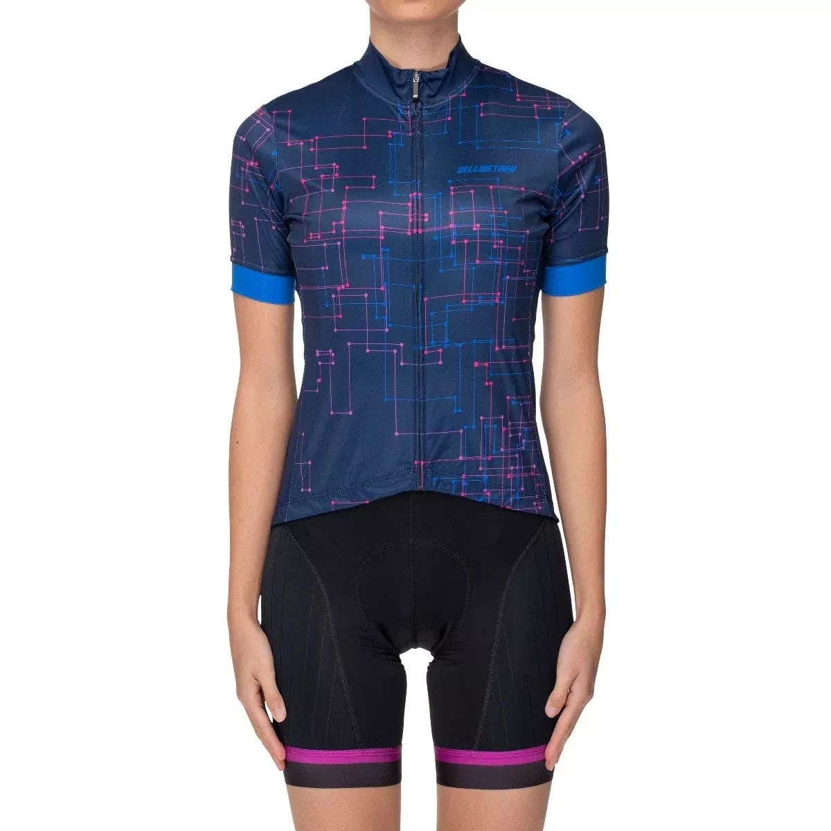 Bellwether Galaxy Women’s Short Sleeve Jersey Navy
