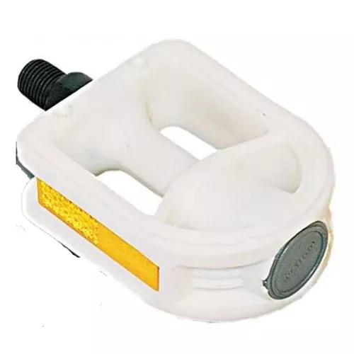 BikeCorp Juvenile Pedals 1/2” White