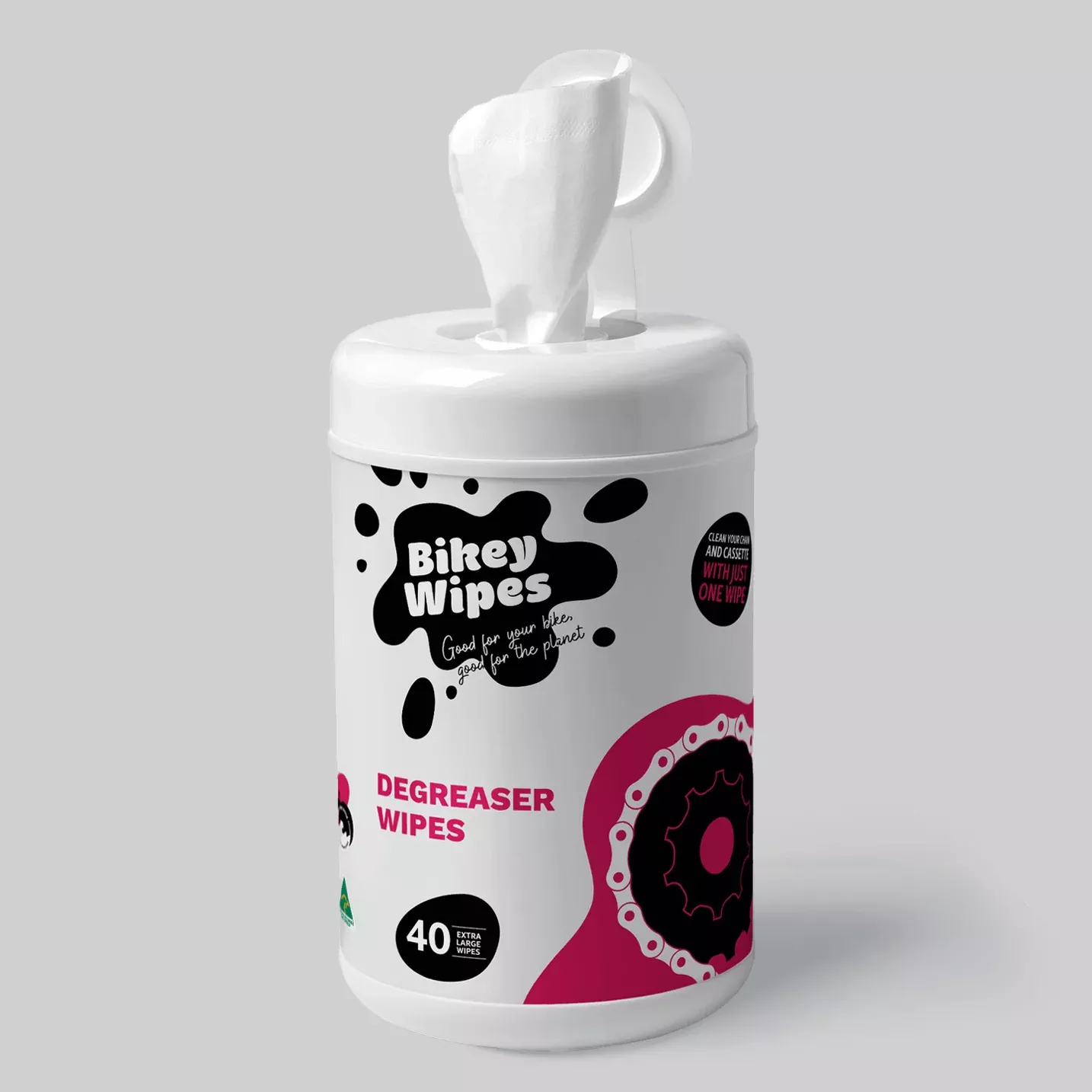 Bikey Wipes Degreaser Wipes