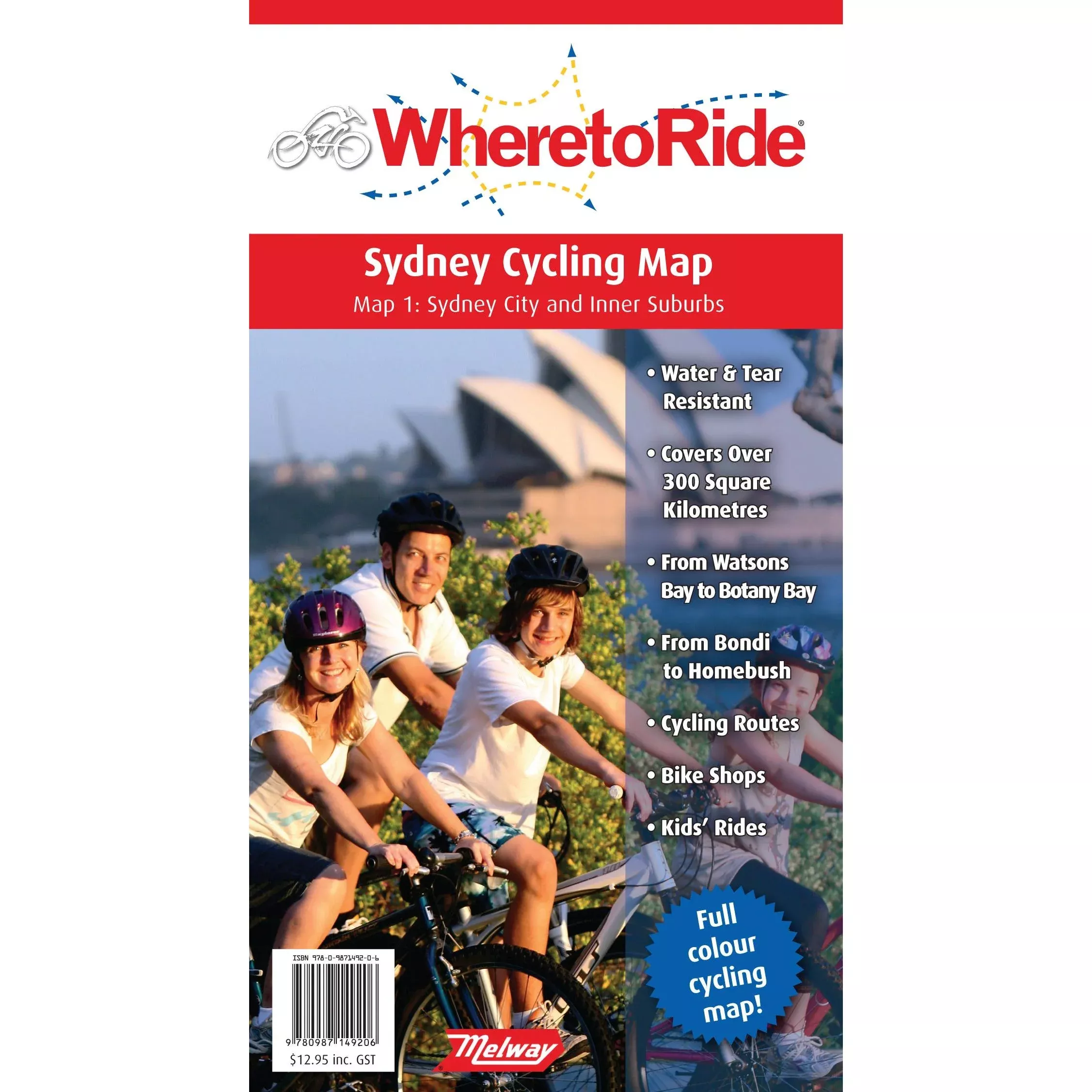 Book – Where To Ride Sydney Cycling Map