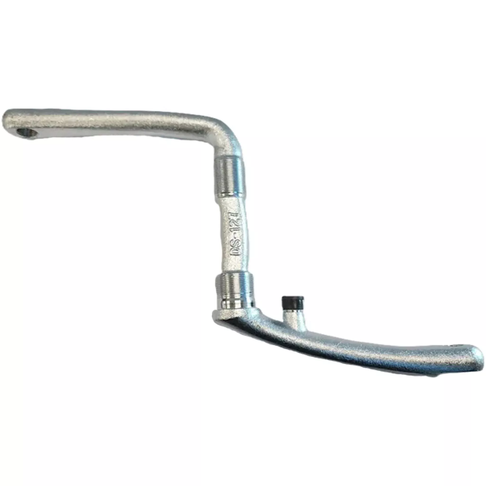 BPW One-Piece Steel Crank with Pivot 127mm Silver