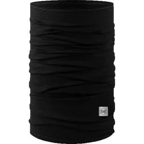 Buff Merino Lightweight Bike Multifunction Neck Warmer – Black UNI
