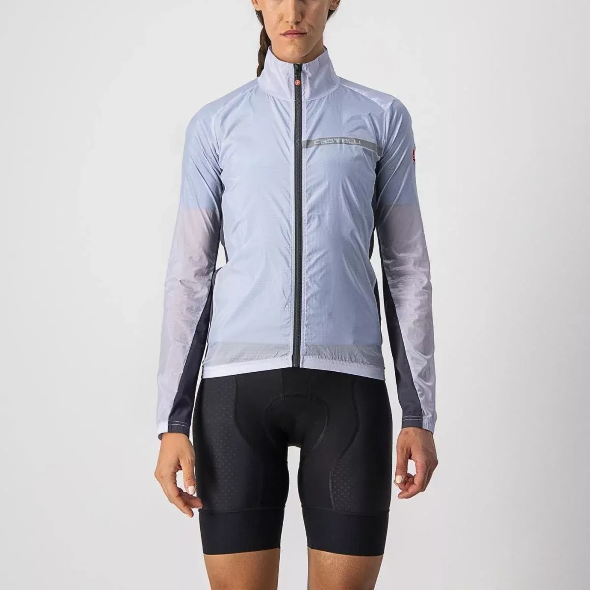 Castelli Squadra Stretch Wind Jacket Silver/Grey