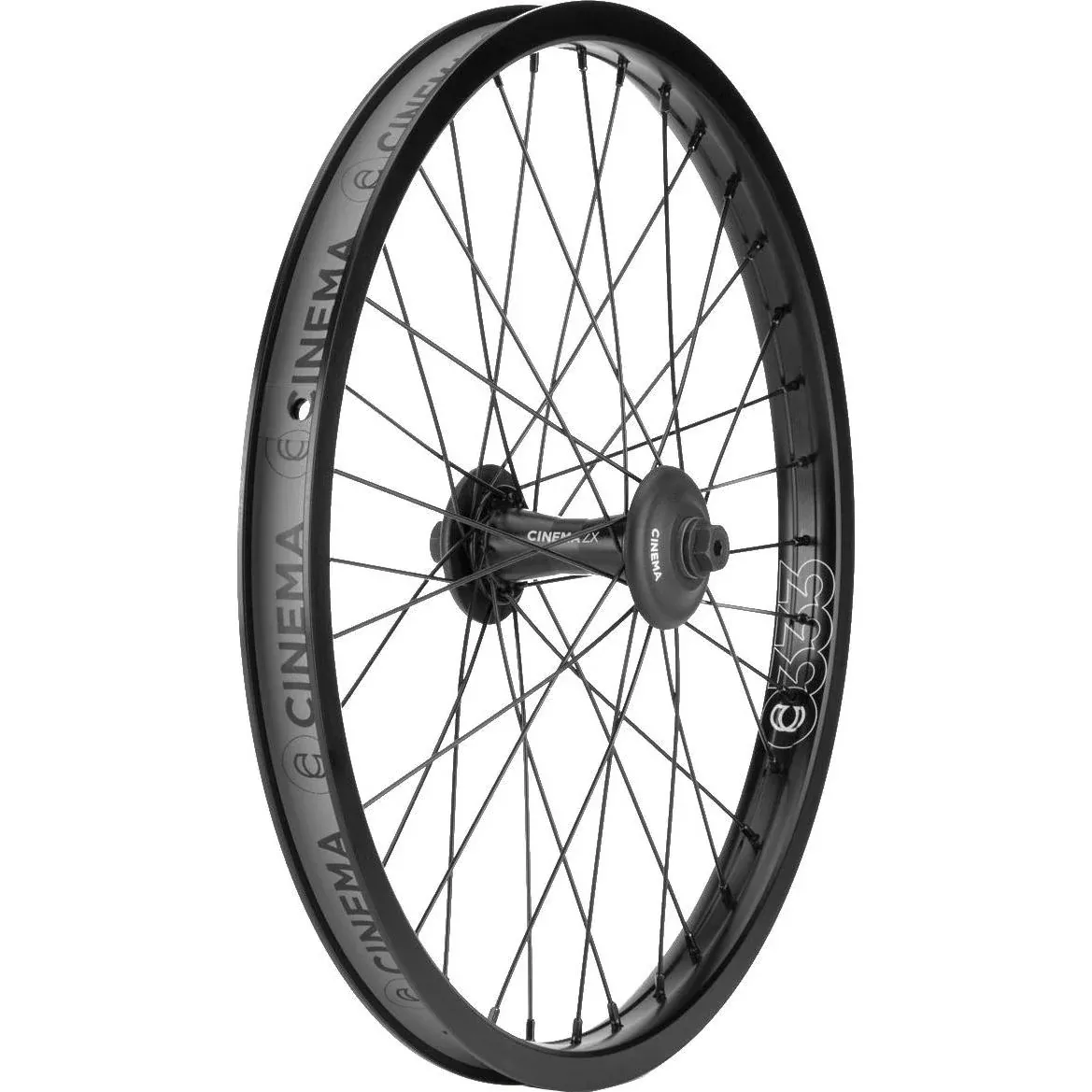 Cinema 333 / ZX Front BMX Wheel 20” Black