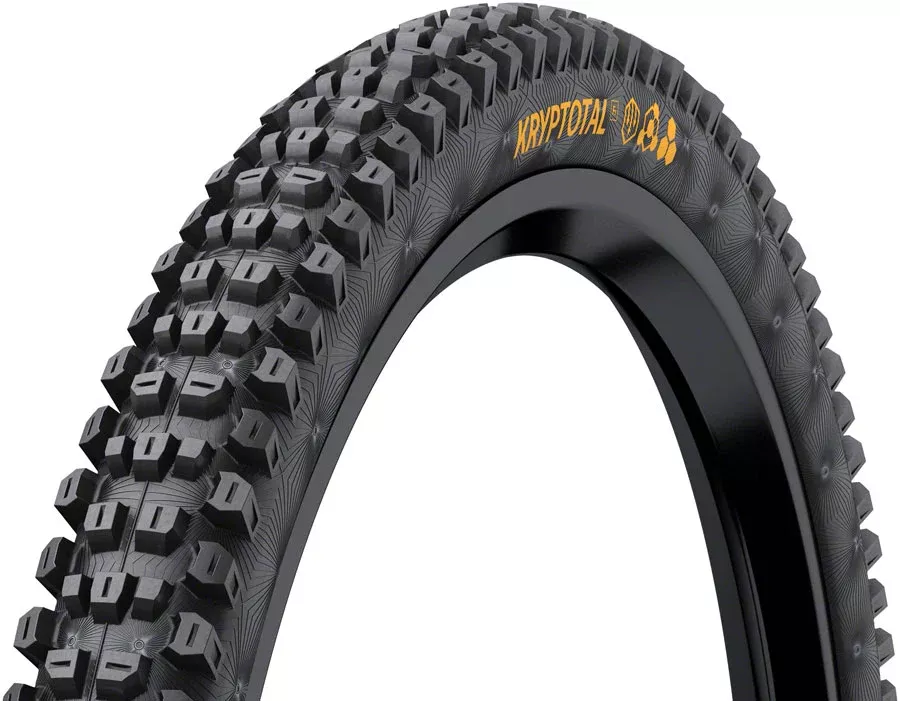Continental Kryptotal Front Tire – 27.5 x 2.40, Tubeless, Folding, Black, SuperSoft, Downhill Casing, E25