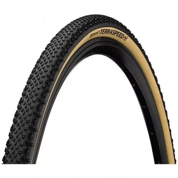 Continental Terra Speed Black Chilli TR Folding Gravel Tyre 700x40c Cream