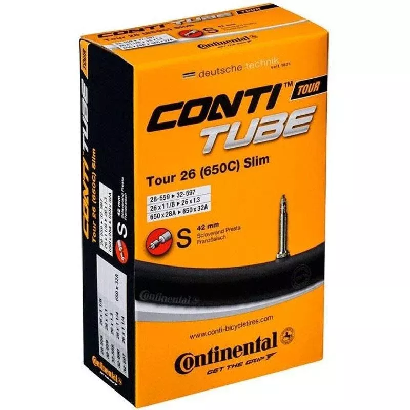 Continental Tour Presta Valve Tube 26” x 1&1/8”