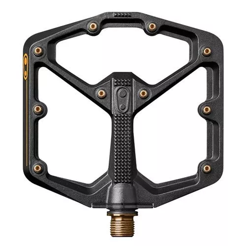 Crankbrothers Stamp 11 Flat MTB Pedals Large Black/Gold