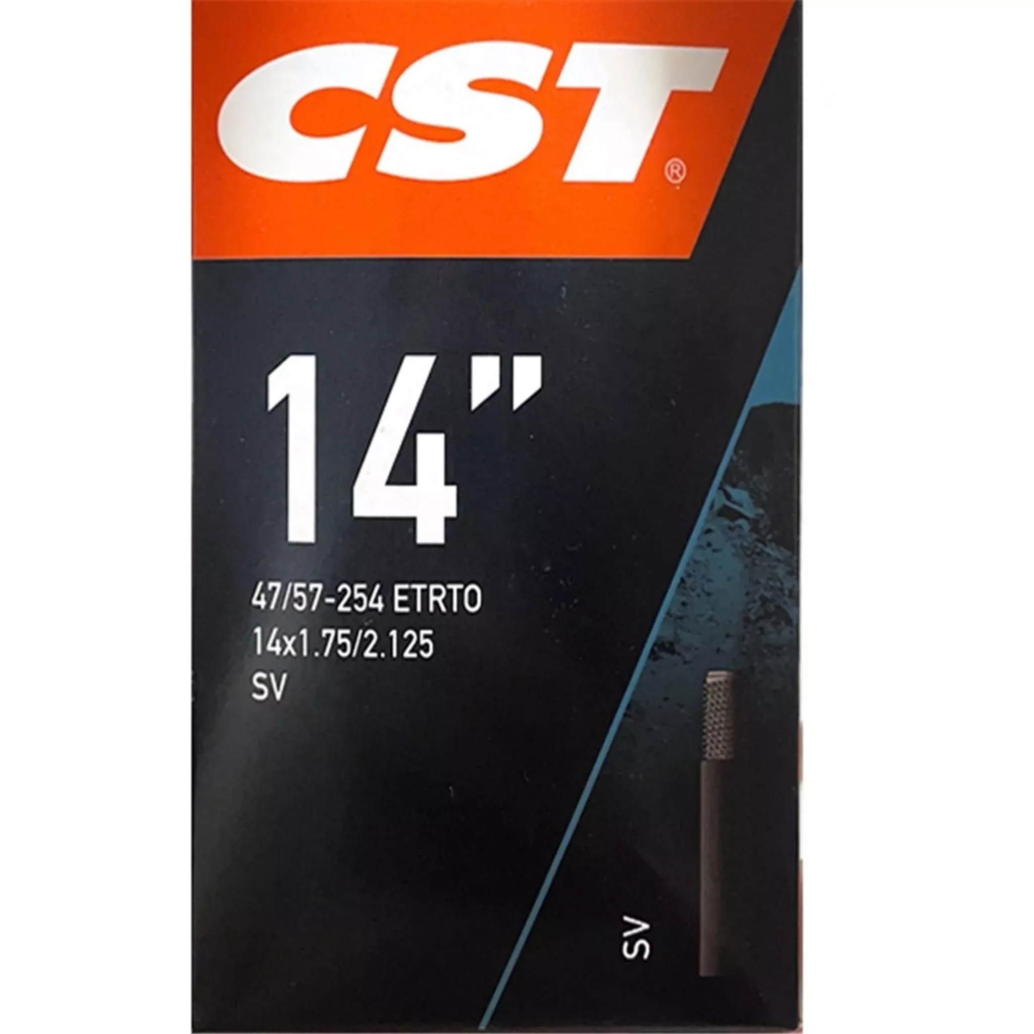 CST Schrader Valve Tube 14×1.75-2.125” 40mm