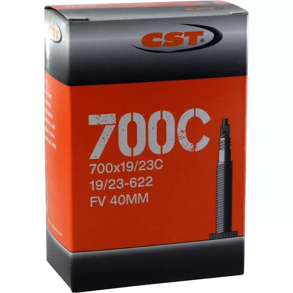 CST Standard Presta Valve Tube 700 x 19-23C Black