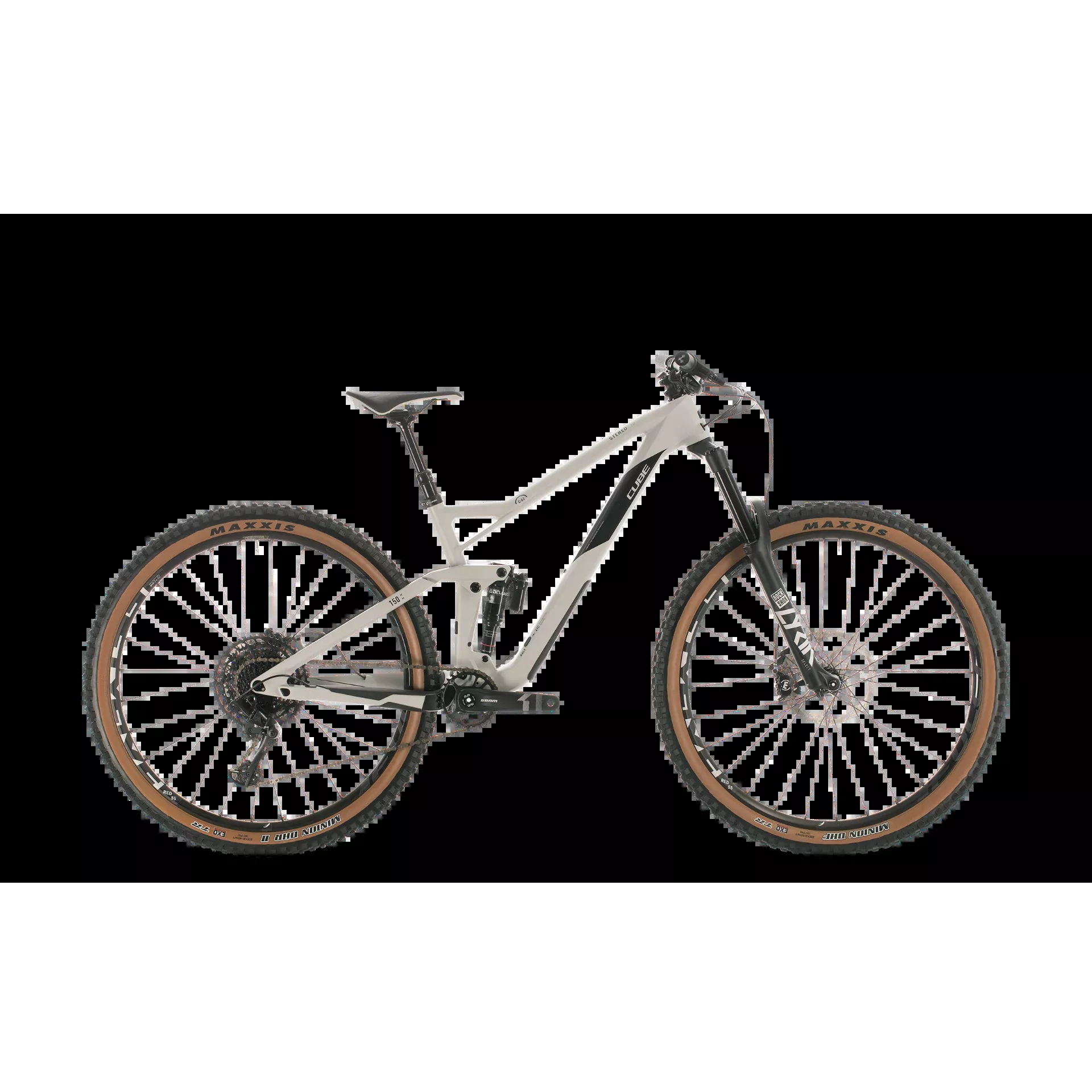 Cube Stereo 150 C62 Race 29 Mountain Bike Grey/Carbon