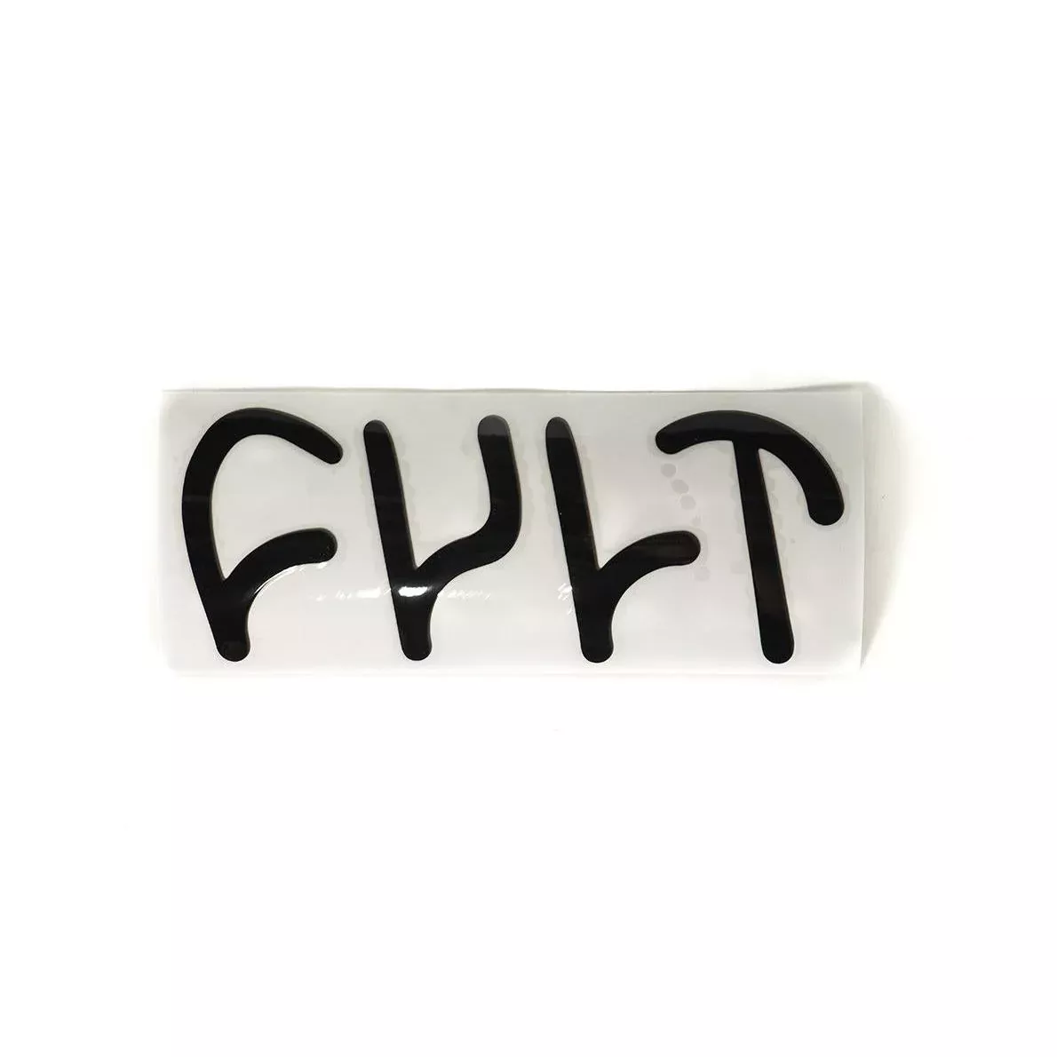 Cult Die Cut Sticker Black