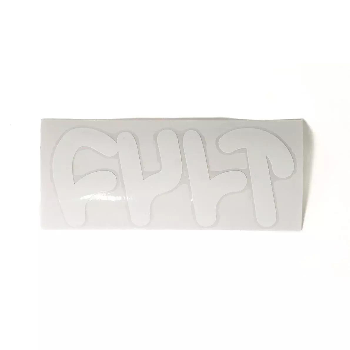 Cult Die Cut Sticker White