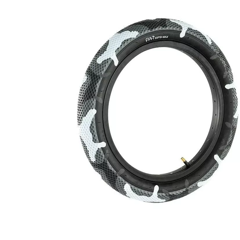 Cult Vans Bmx Tyre 16 X 2.3'' Grey Camo