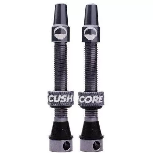 CushCore Tubeless Valves (Pair) Titanium – 44mm