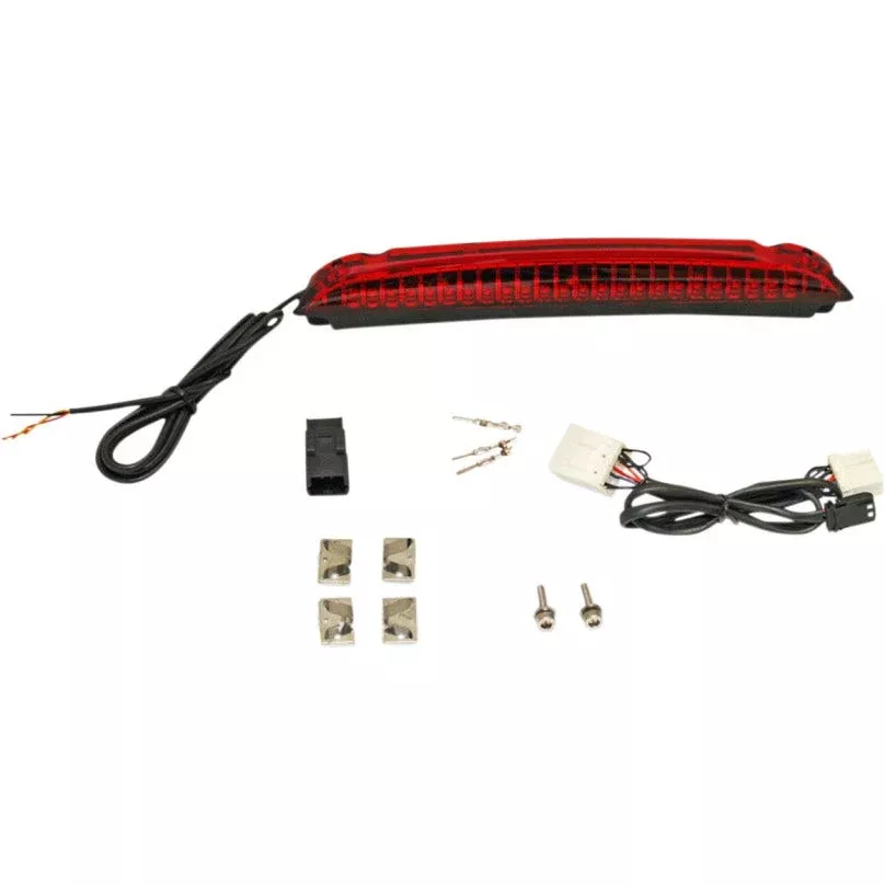 Custom Dynamics CD-LR-02-R Luggage Rack Red LED Light Bar 99-10 Softail Touring