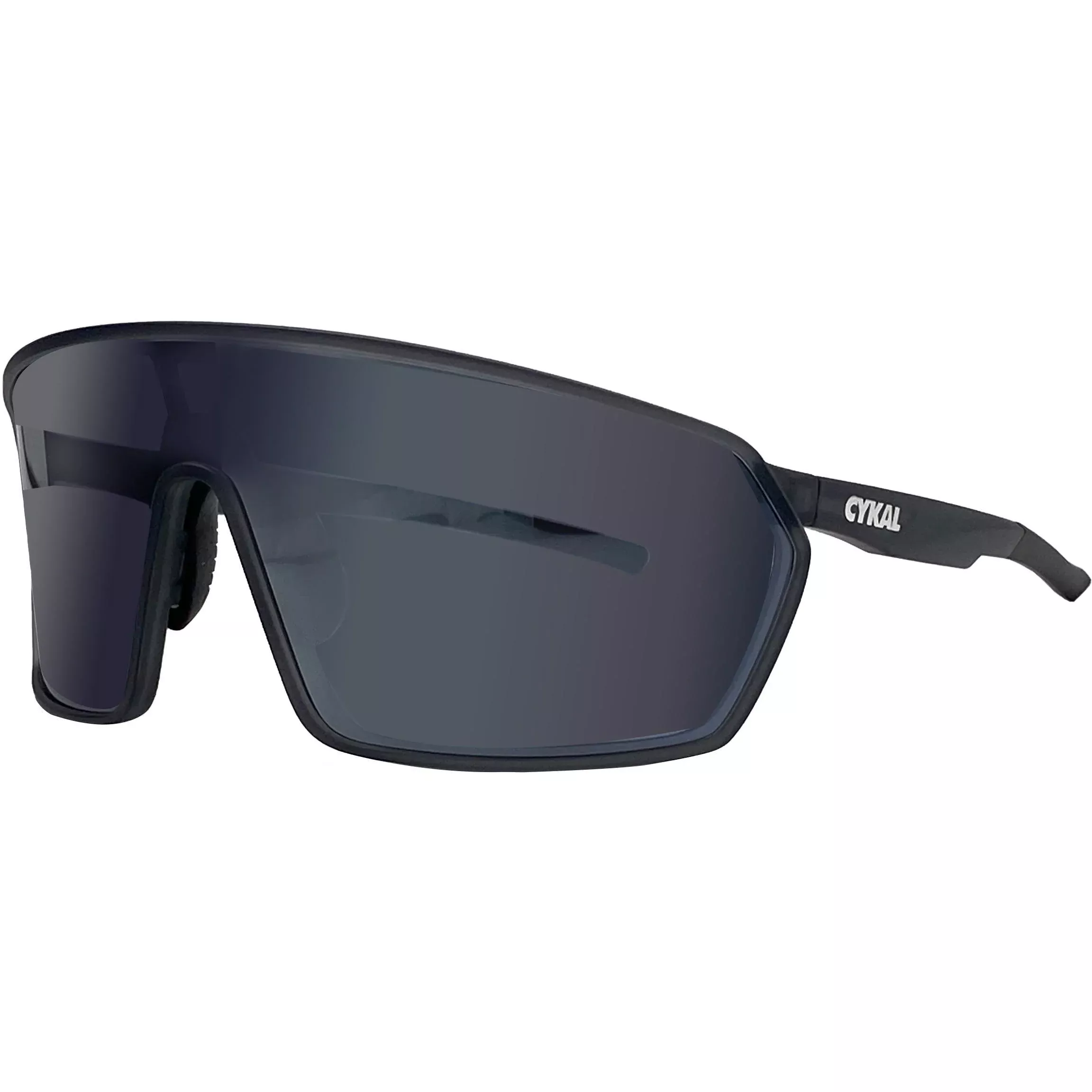 Cykal Handle Bar Sunglasses Matte Black – Smoke Flash Lens