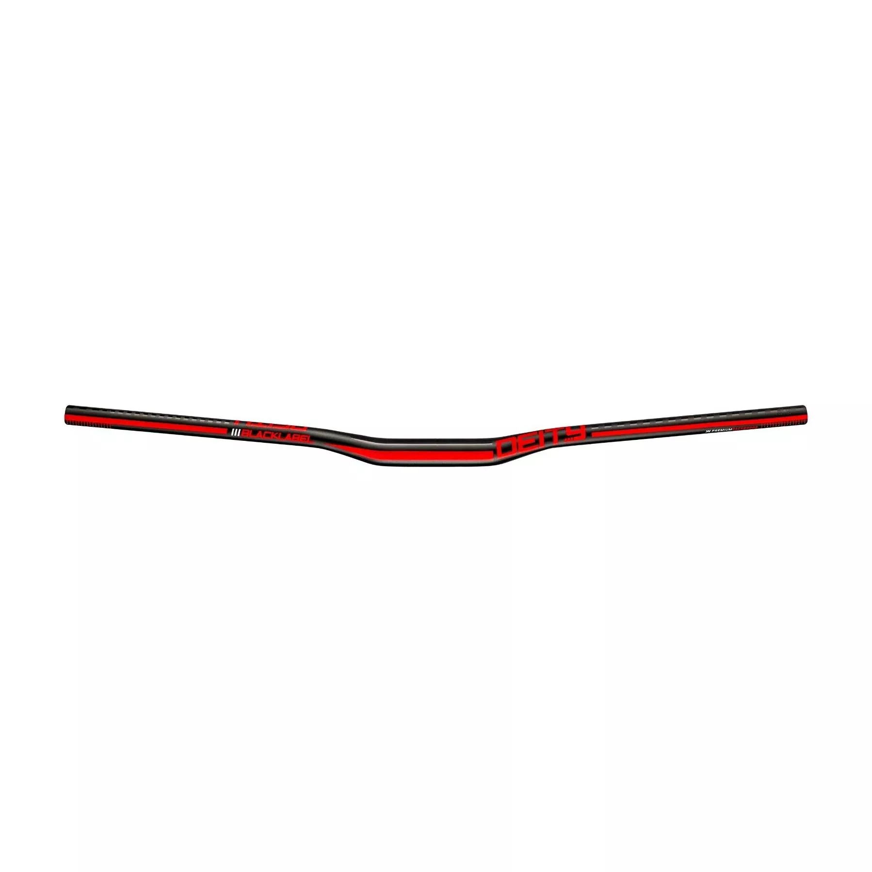 Deity Blacklabel Handlebar 800 x 15mm Rise 31.8mm Bore Red