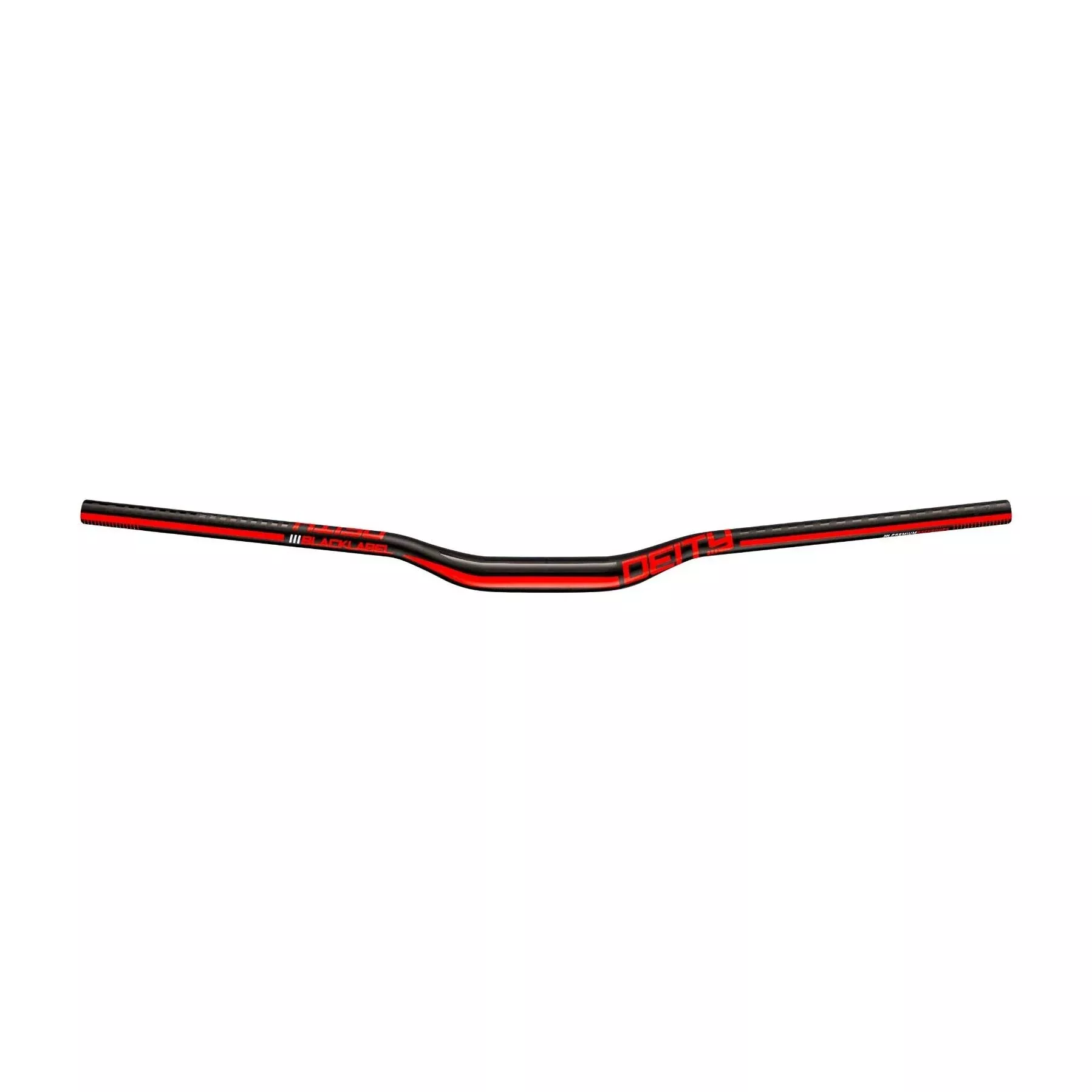 Deity Blacklabel Handlebar 800 x 25mm Rise 31.8mm Bore Red
