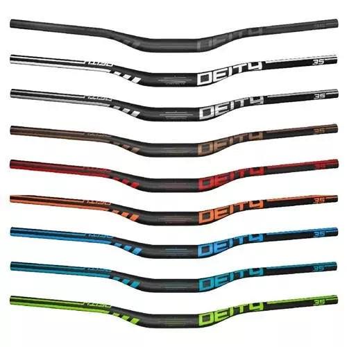 Deity Speedway Handlebar 810 x 30mm Rise 35mm Bore Red