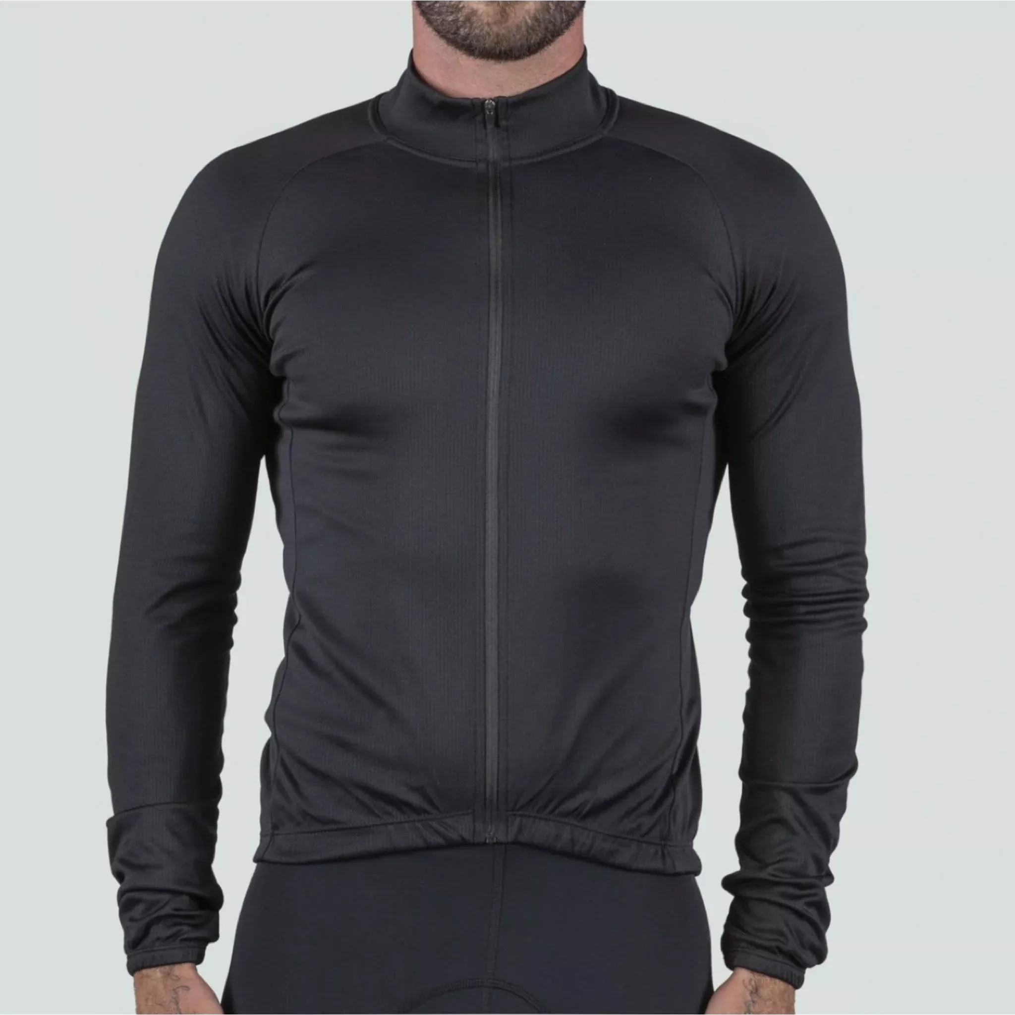 Draft Men's Long Sleeve Jersey Black Medium