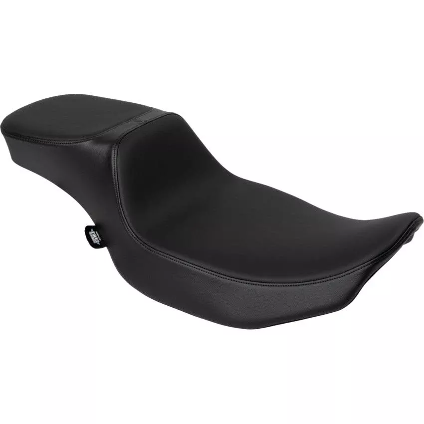 Drag EXT Reach Smooth Solar Leather Perf Predator 2-Up Seat Harley 23-24 Touring
