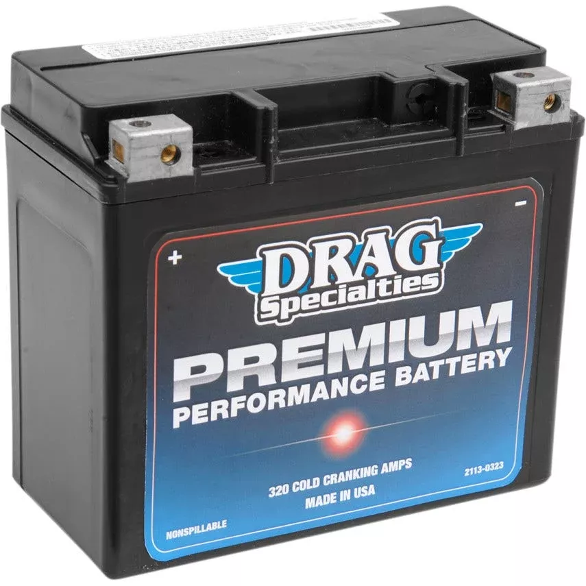 Drag Premium Performance Replacement Batteries for Harley