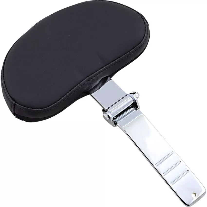 Drag Small Solar Leather Backrest Pad W/Small Bar for Harley 99-20 Touring