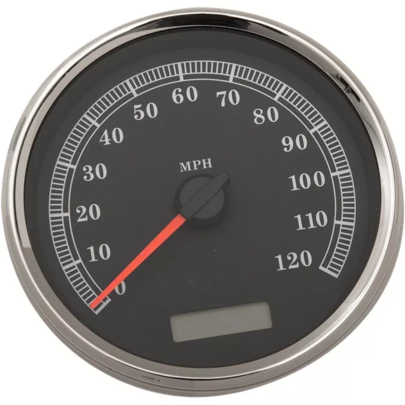 Drag Specialties Black 5″ Electronic Speedometer Gauge 04-13 Harley Sportster