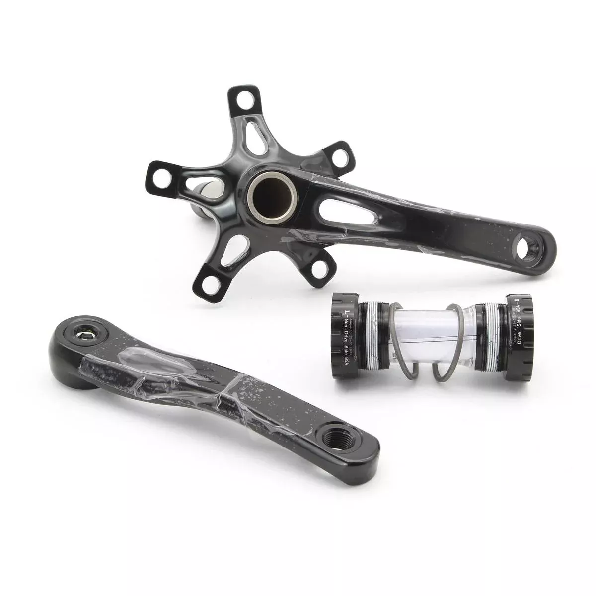 Driveline 2 Piece Crank Set 175mm Black
