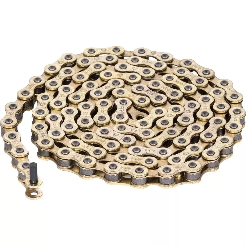 Eclat Stroke Solid Half Link Chain 1/2 x 1/8 x 100L Gold