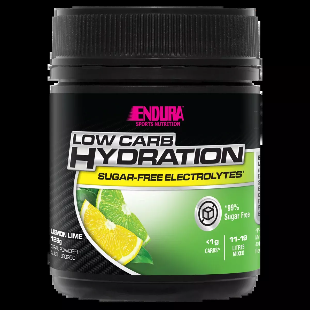 Endura Rehydration Low Carb Fuel Lemon Lime 128g