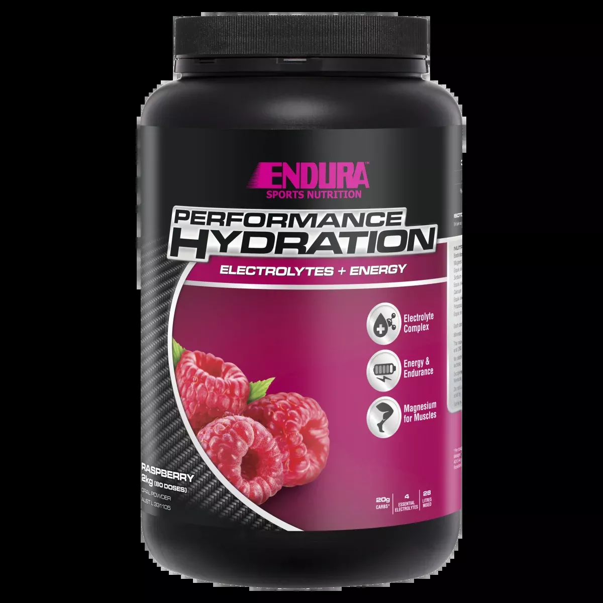 Endura Rehydration Performance Fuel 2kg Raspberry
