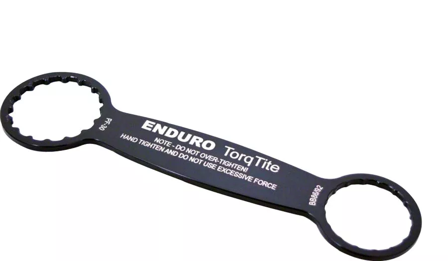 Enduro BBT-010 TorqTite Flat Wrench Bottom Bracket Tool – 52mm x 16-spline and 44 mm x 16-spline Interfaces