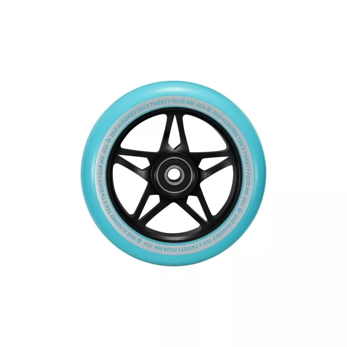 Envy S3 Scooter Wheel (1pc) 110mm Black/Teal