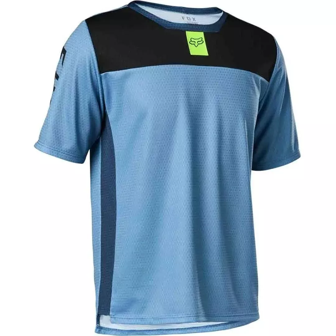 Fox Defend Youth MTB Jersey Blue 2023