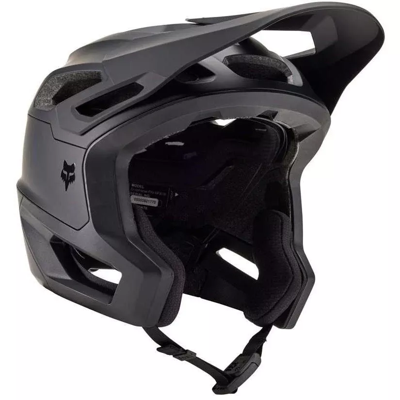 FOX Dropframe Pro MTB Helmet AS Matte Black 2025