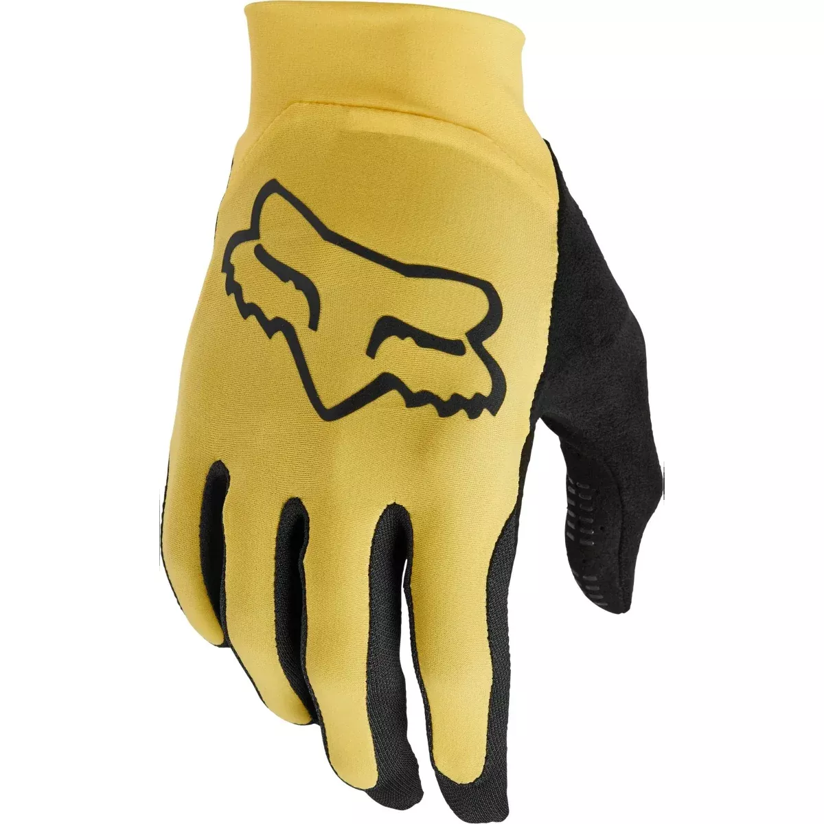 FOX Flexair MTB Full Finger Gloves Yellow