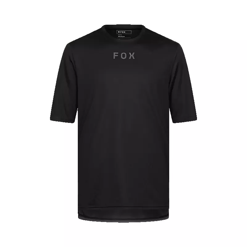 Fox Racing Ranger Short Sleeve MTB Jersey – Wordmark – Black