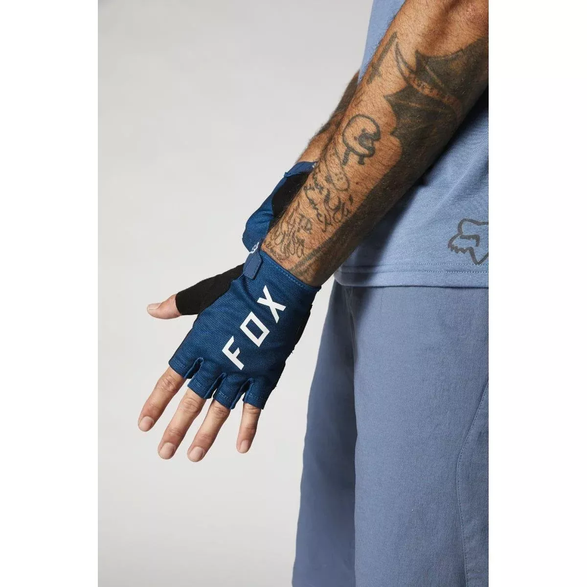 FOX Ranger Gel Short Finger Gloves Matte Blue