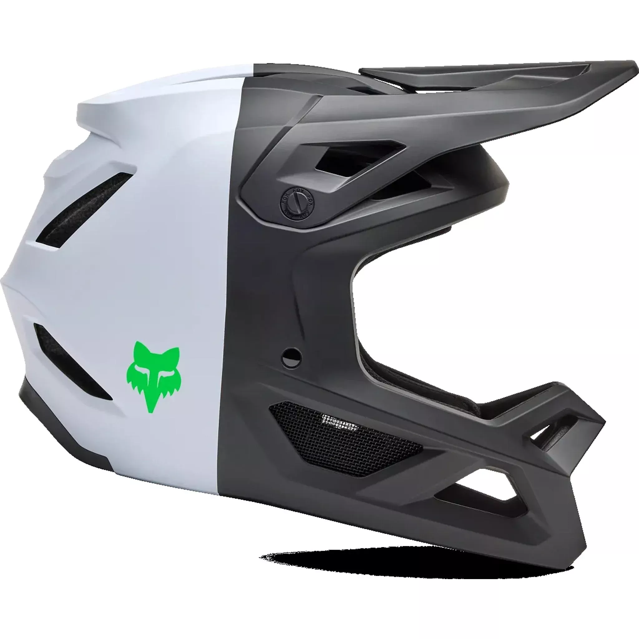 Fox Youth Rampage 5050 MIPS Full Face MTB Helmet Black/White