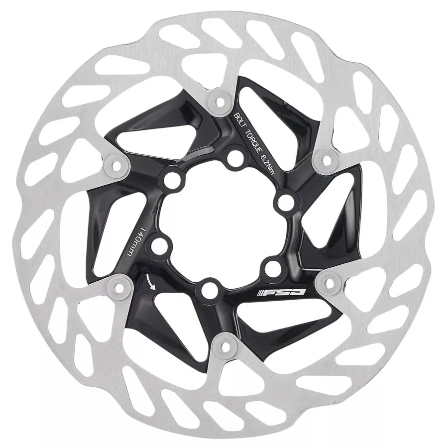 Full Speed Ahead K-Force WE Disc Brake Rotor – 140mm, 6-Bolt, Silver