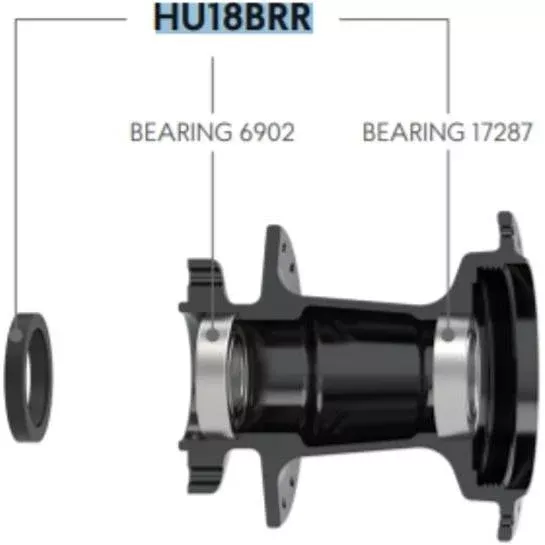 FUNN Rear Hub Bearing Kit 142-148mm Boost Hubs