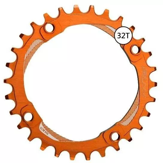 Funn Solo Narrow Wide Chainring 32T 104 BCD Orange