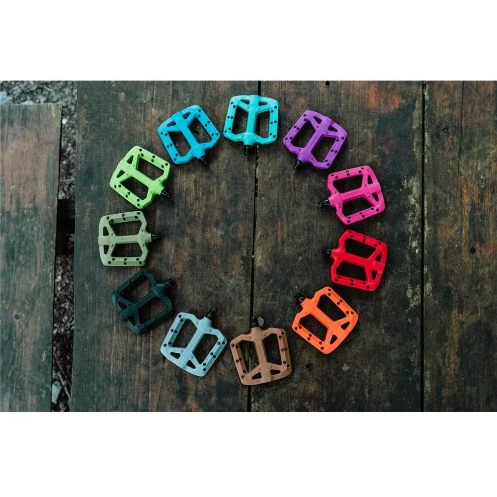 FUNN Taipan Flat Pedals Green