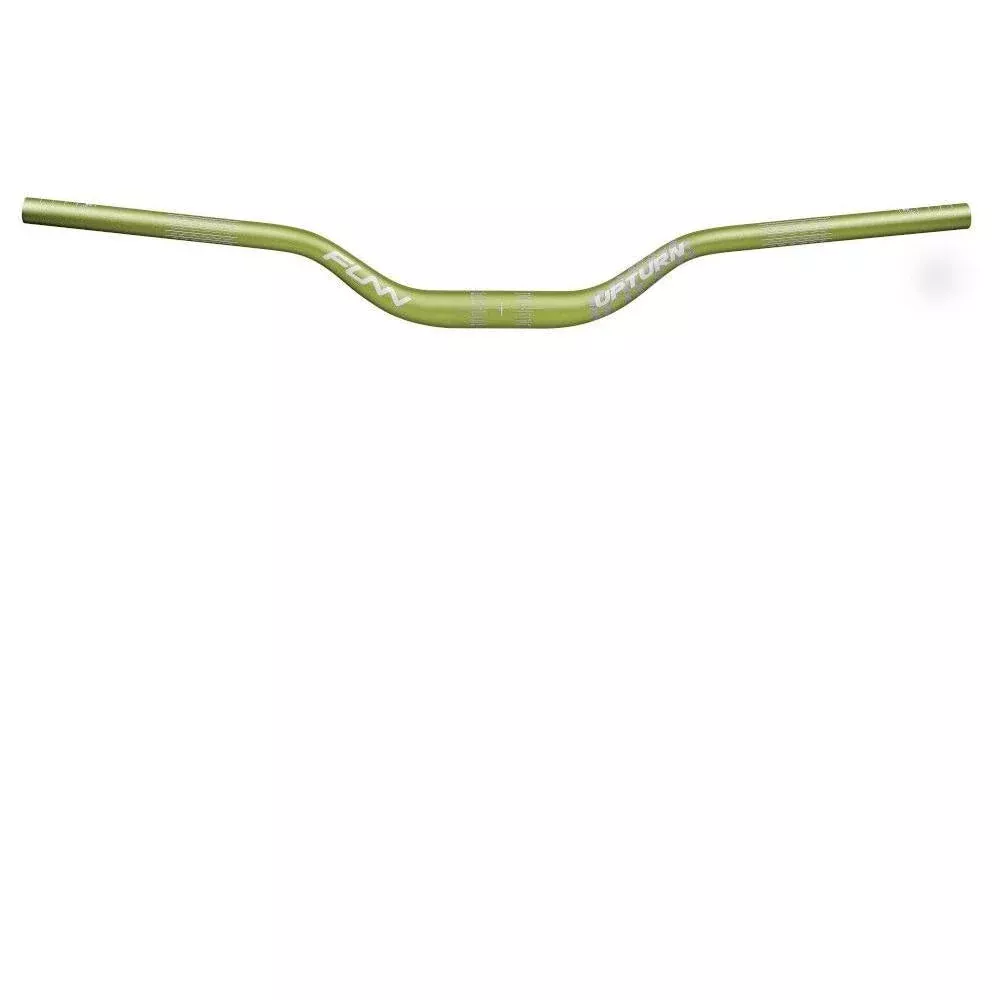 FUNN Upturn Handlebar 31.8mm Diameter 785mm Width 55mm Rise Green