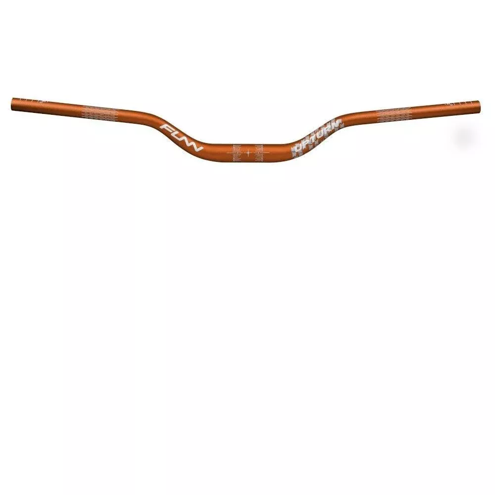 FUNN Upturn Handlebar 31.8mm Diameter 785mm Width 55mm Rise Orange