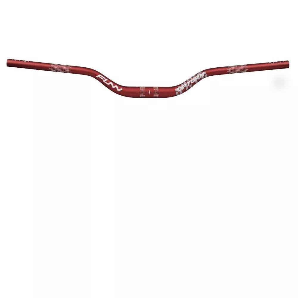 FUNN Upturn Handlebar 31.8mm Diameter 785mm Width 55mm Rise Red