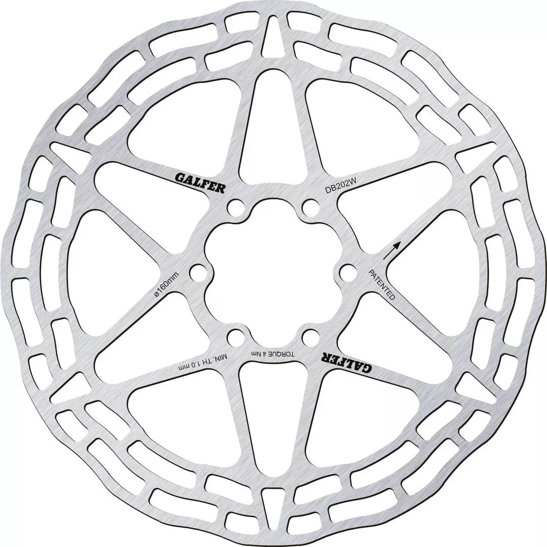 Galfer Trial Wave Disc Brake Rotor 160mm