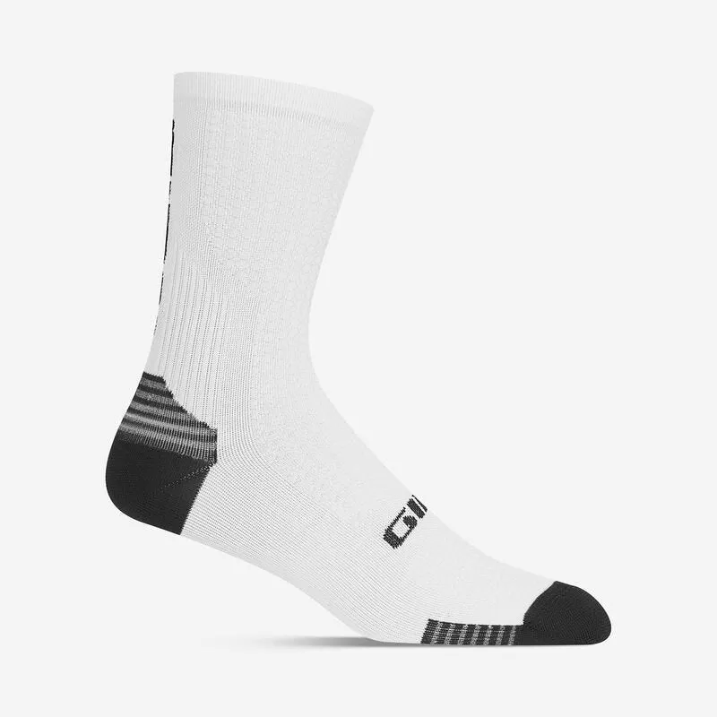 Giro HRC+ Grip Socks White/Black